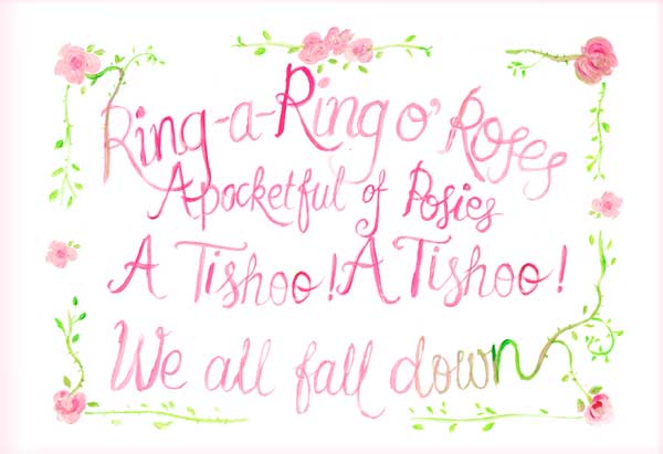 Ring A Ring O Roses The Illustrationist